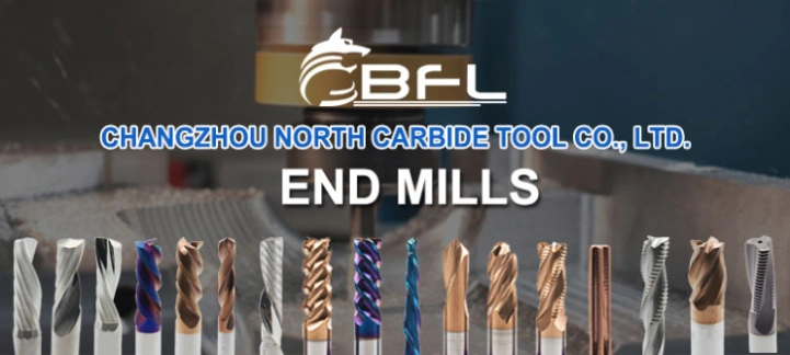 Bfl Carbide 4 Flute Corner Rounding End Mill Milling Cutters for Metal