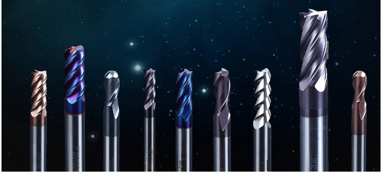 High Quality Tungsten Carbide Milling Cutter 4 Flutes Flat Roughing End Mill