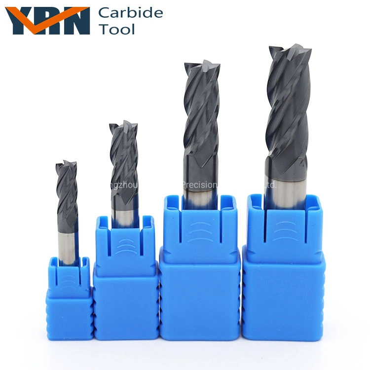Wholesale 4mm CNC HRC45 4 Flutes Tungsten End Mills Solid Carbide End Mill