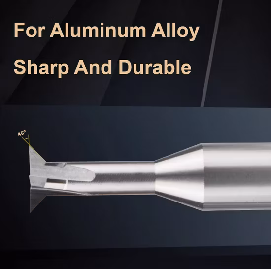 Четырехзубая стандартная концевая фреза из карбида вольфрама HRC55 для фрез общего назначения для стали