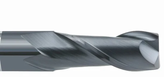 Цельная твердосплавная концевая фреза Bfl с квадратными канавками 2/4, плоская концевая фреза с покрытием Tisin для закаленной стали
